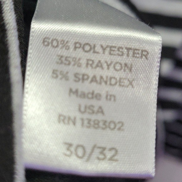 Avenue Gray and Black Stripes Tunic Top Plus Size 30/32 - Picture 4 of 8